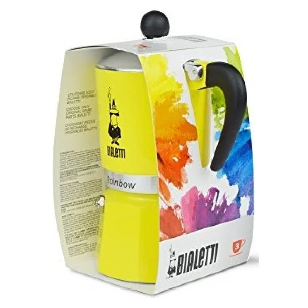 Cups Ocak Üstü Espresso Pişirici - 130ML - Sarı Renk - Alüminyum Gövde - Patentli Güvenlik Va - 1 Adet - Renkli - Görsel 5