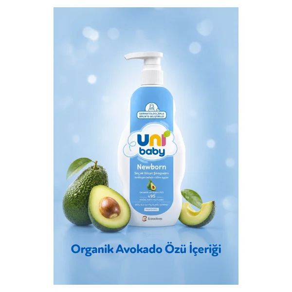 Uni Baby Newborn Yenidoğan Saç ve Vücut Şampuanı 500 ml - Görsel 7