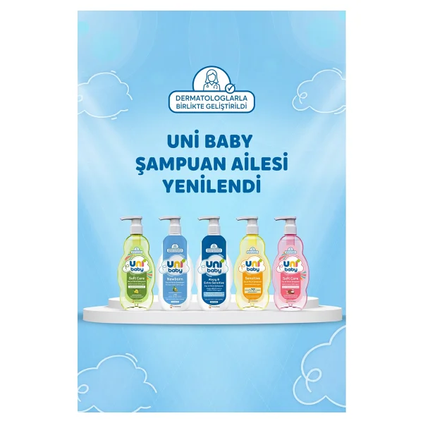 Uni Baby Newborn Yenidoğan Saç ve Vücut Şampuanı 500 ml - Görsel 9