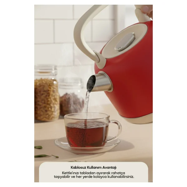 Sinbo SK-8035 Kırmızı 1800 W 2.2 lt Kettle - Görsel 3