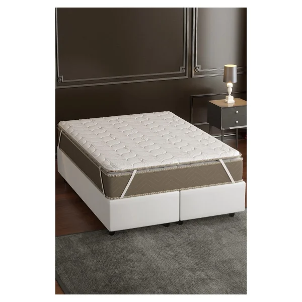 Mobpazar Full Ortopedik Bamboo Yatak Pedi 90X190 Cm,yatak Şiltesi,topper - 90 x 190 cm - Görsel 9