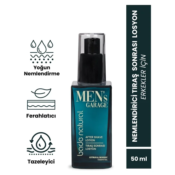 Bade Natural Men's Garage 50 ml Tıraş Sonrası Losyon - Görsel 6