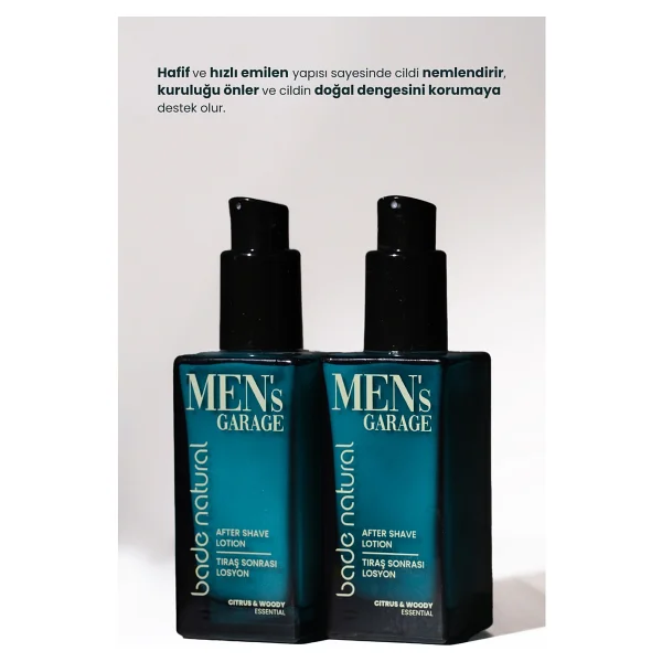 Bade Natural Men's Garage 50 ml Tıraş Sonrası Losyon - Görsel 4