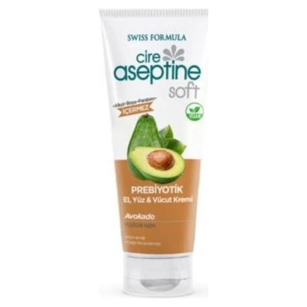 Cire Aseptine Soft Avokado Özlü Yoğun Nemlendirici Prebiyotikli Krem 75 ml - Görsel 3