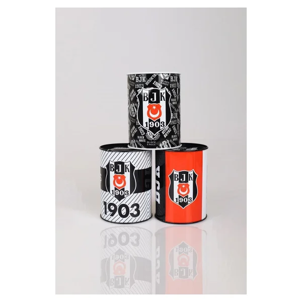 Beşiktaş "Dekomus Cep Defteri Hediyeli" Yeni Sezon Lisanslı "Tekli" Metal Kumbara - Görsel 8