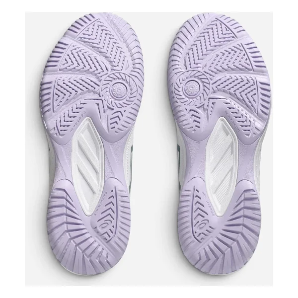 Asics Upcourt 6 GS 1074A045-102 Beyaz-Yeşil Çocuk Voleybol Ayakkabısı - Görsel 4