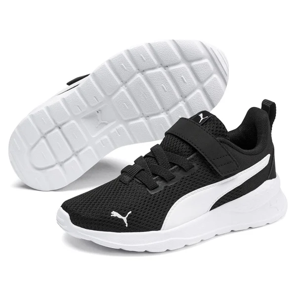 Puma Anzarun Lite AC PS 372009-01 Siyah-Beyaz Çocuk Koşu Ayakkabısı - Görsel 2