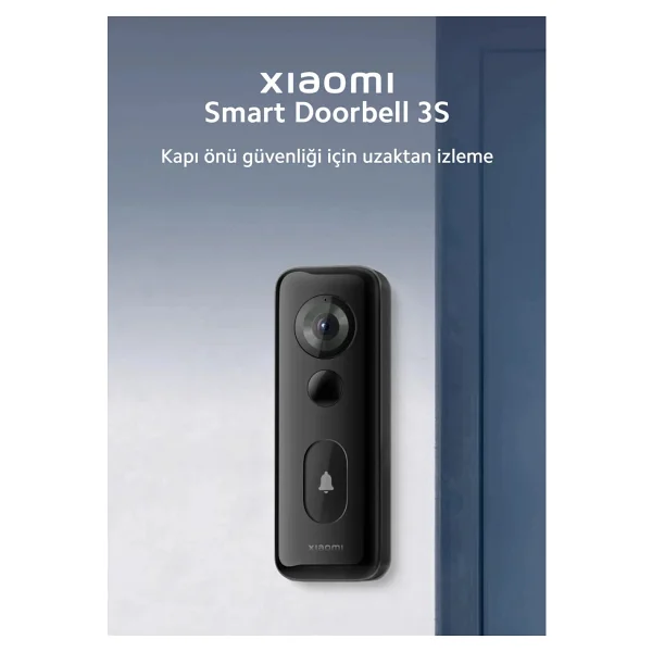 Xiaomi Smart Doorbell 3 2K Wi-Fi Kapı Zili - Görsel 3