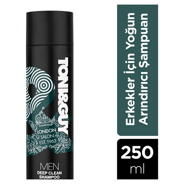 Toni&Guy Men Deep Clean Yoğun Arındırıcı Şampuan 250 ml - Görsel 2