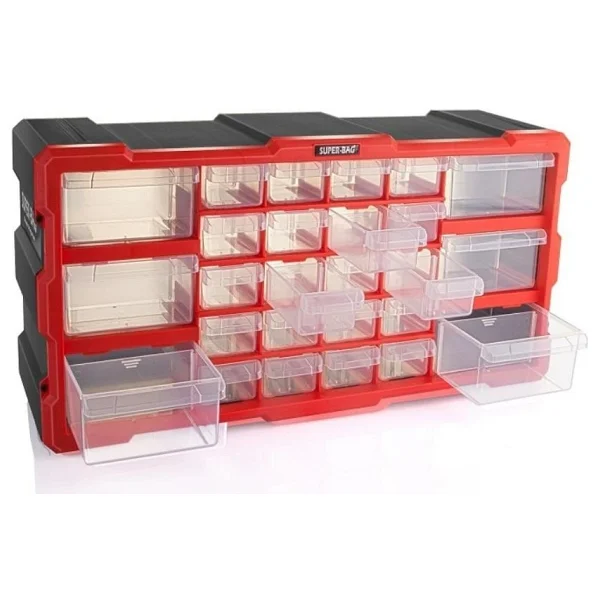 Süper Bag ASR-6004 26'lı Yatay Mono Çekmeceli Organizer - Görsel 2