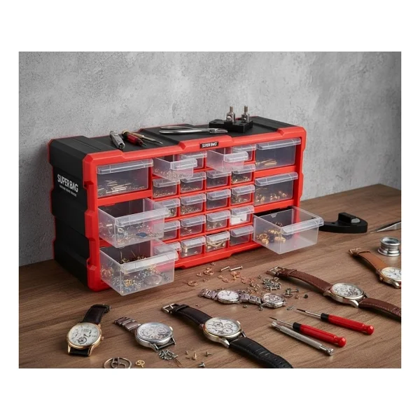 Süper Bag ASR-6004 26'lı Yatay Mono Çekmeceli Organizer - Görsel 3