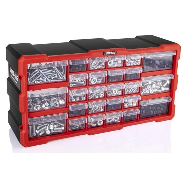 Süper Bag ASR-6004 26'lı Yatay Mono Çekmeceli Organizer - Görsel 4