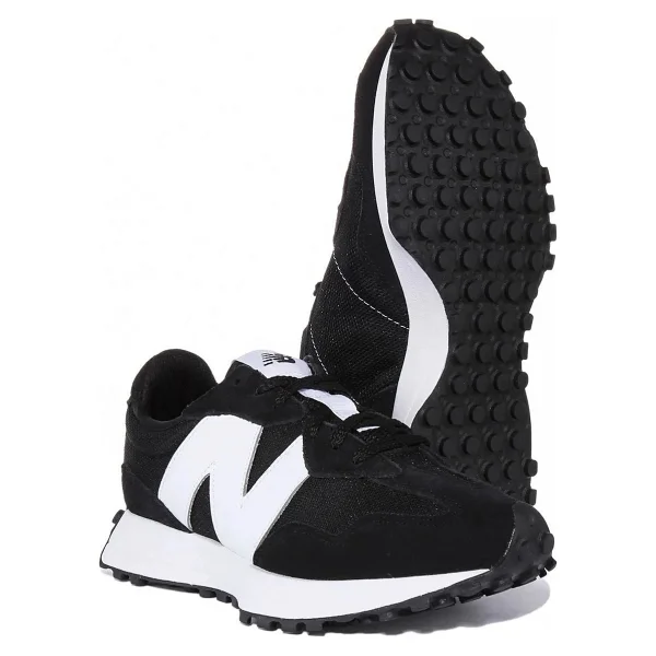 New Balance 327 MS327CBW Siyah-Beyaz Sneaker - Görsel 6