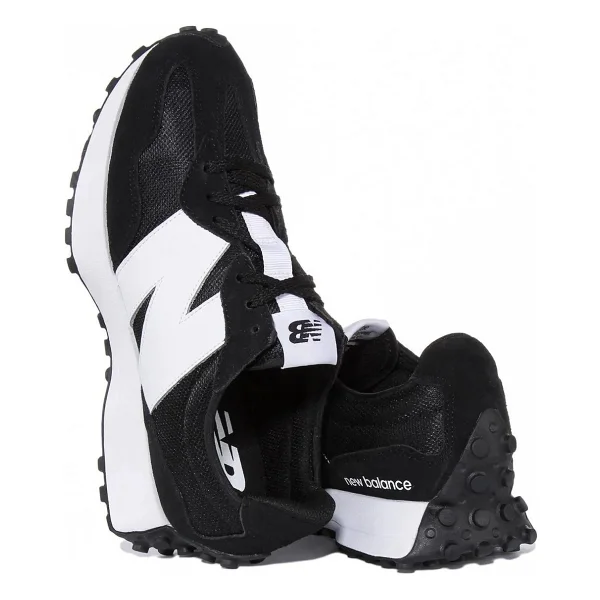 New Balance 327 MS327CBW Siyah-Beyaz Sneaker - Görsel 7