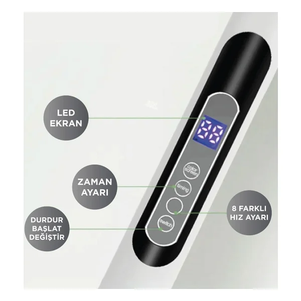 Joysidea FN-99 Uzaktan Kumandalı Ayaklı Vantilatör - Görsel 4