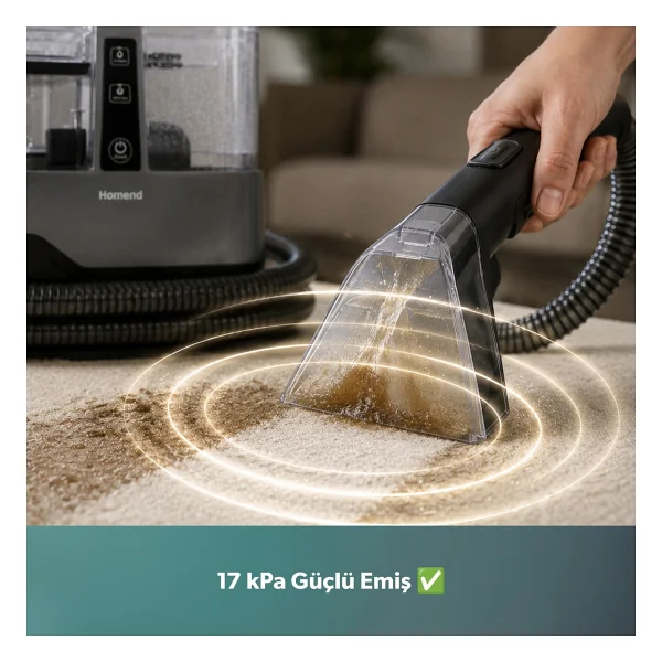 Homend Stain 1258H Koltuk ve Halı Yıkama Makinesi - Görsel 10