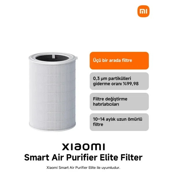 Xiaomi Smart Air Purifier Elite Filtre - Görsel 10