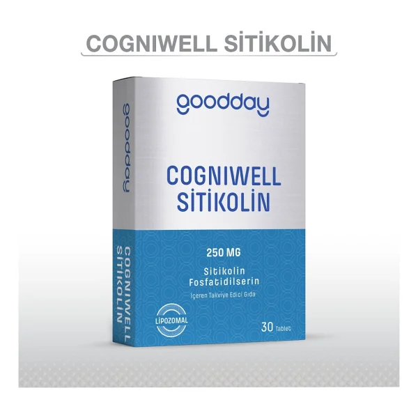 Goodday Cogniwell Sitikolin 30 Tablet - Görsel 4