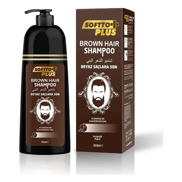 Softto Plus Koyu Kestane Şampuan 10 Dakikada Beyaz Kapatma Etkisi 350 ml Amonyaksız - Görsel 6
