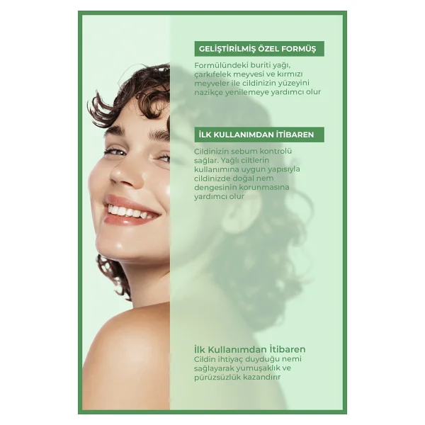 Enzym Cosmetics Yağlı Ciltlere özel 400 ml Duş Jeli - Görsel 4