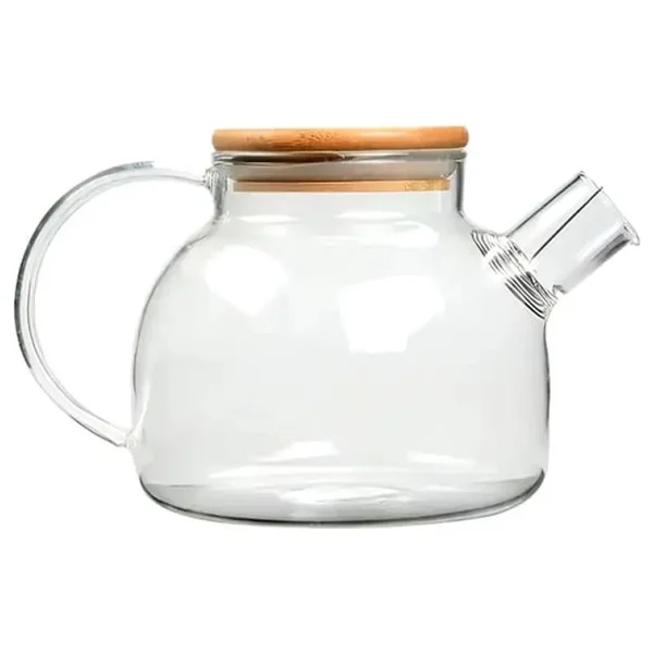 Bambu Kapaklı Borosilikat Cam Demlik 1000ml Royaleks-cm-2000 Renkli - Görsel 6