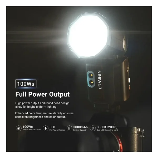 Neewer Z3R-N Nikon Tepe Flaşı - Görsel 6