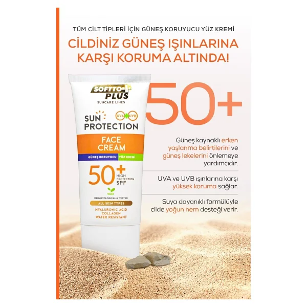 Softto Plus 75 ml 50 Faktör Güneş Kremi - Görsel 3