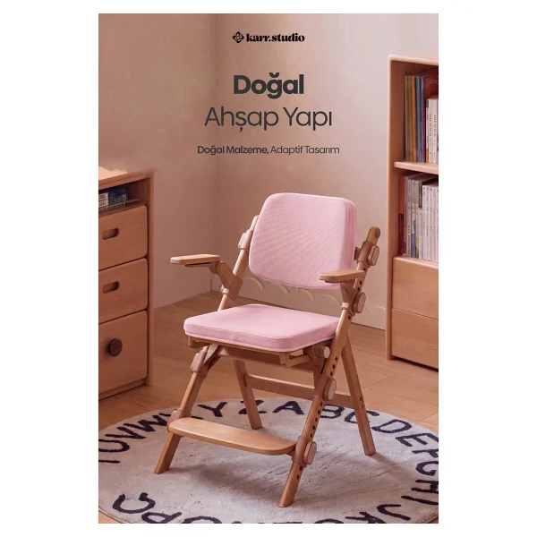 Cadiz Ahşap Çocuk Sandalyesi - Görsel 4