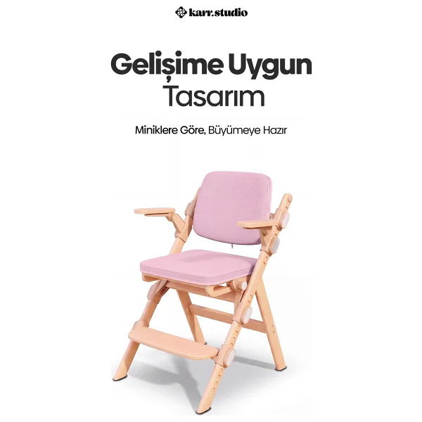 Cadiz Ahşap Çocuk Sandalyesi - Görsel 7