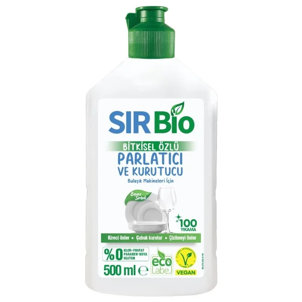 Sır Bio Bitkisel Özlü Bulaşık Makinesi Parlatıcı ve Kurutucu 500 ml - Görsel 2