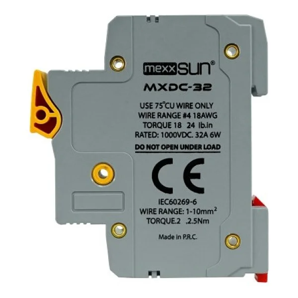 Mexxsun DC Sigorta + Sigorta Yuvası (20A 1000V) - 12 Adet - Görsel 3