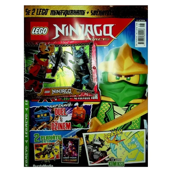 Lego Ninjago Aylık Dergi 05/2026 - Metal Kutu Figürler - Çekçe - Görsel 2