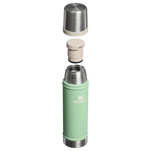Stanley Klasik Vakumlu Fıstık Yeşili 0.60 lt Çelik Termos - Görsel 4