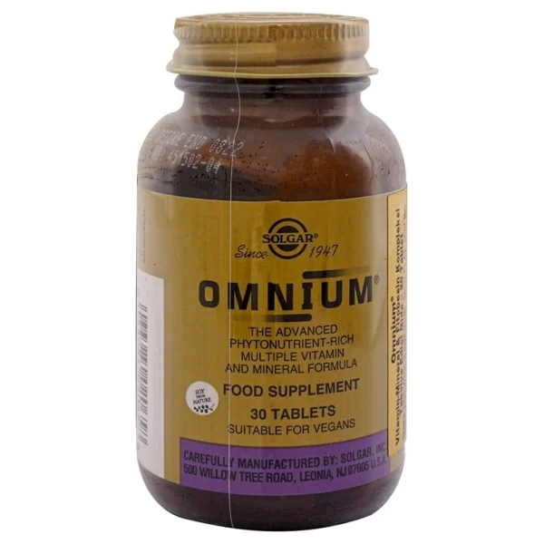 Solgar Omnium 30 Tablet - Görsel 4