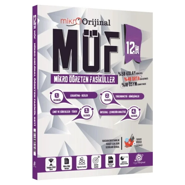 Orijinal Yayınları 12. Sınıf Matematik MÖF Mikro Öğreten Fasiküller - Görsel 3
