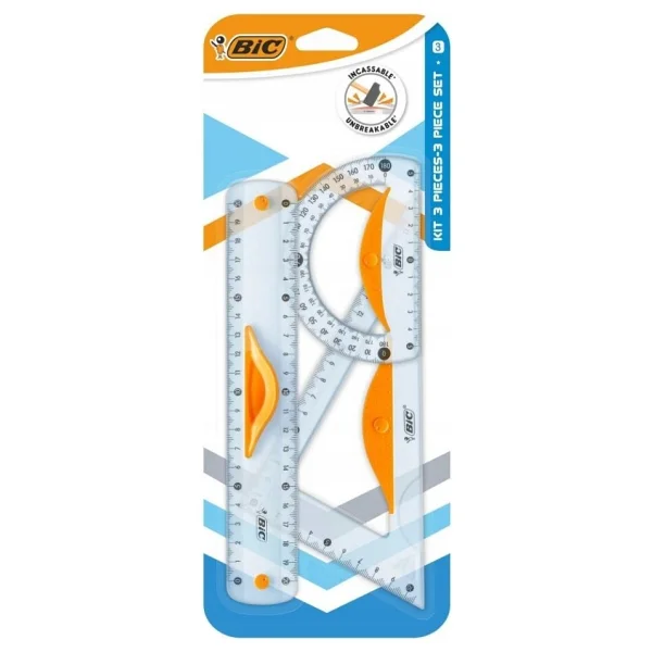 Bic 9927281 20cm 3 Lü Blister Çizim Seti - Görsel 2