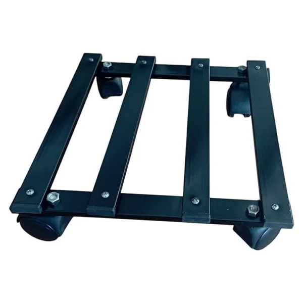 Metal Tasarım Tekerlekli Saksı Altlığı 30 cm Taşınabilir Hareketli Saksılık Damacana Altlığı - Görsel 4