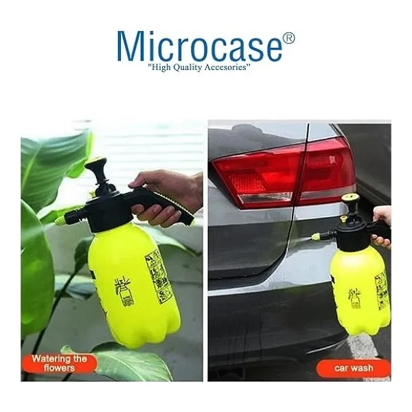 Microcase 2 Lt Basınçlı Su Köpük Püskürtme Sprey Şişe Çiçek Sulama Ilaçlama Araç Yıkama - Al3819 - Görsel 3