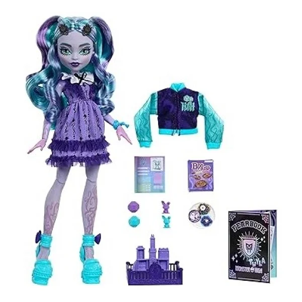 Monster High Fearbook Twyla Bebeği HXW31 - Görsel 2