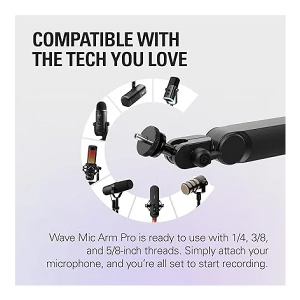 Elgato 10AAT9901 Wave Mic Arm Pro Mikrofon Standı - Görsel 3