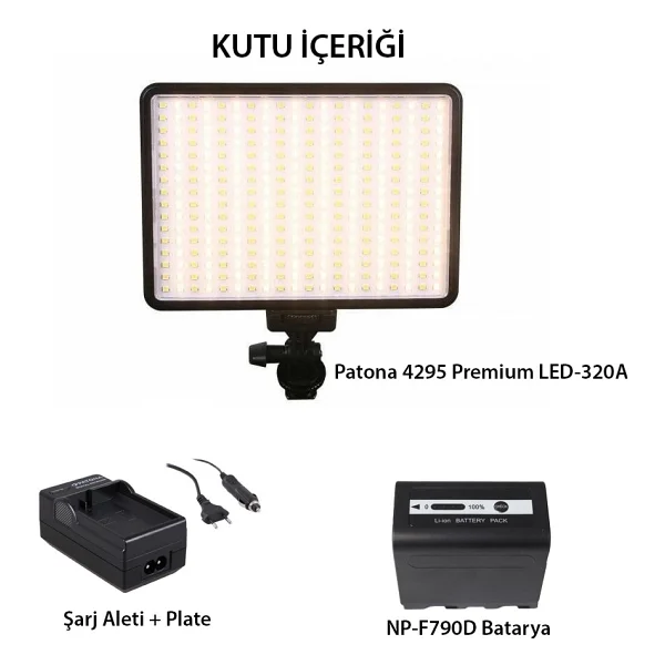 Patona 4295 Premium LED-320A LED Panel Batarya Şarj - Görsel 10