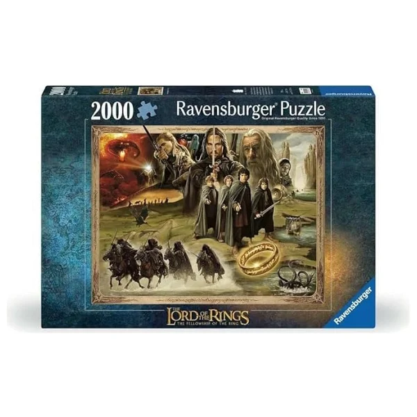 Ravensburger Yüzüklerin Efendisi: Yüzük Kardeşliği 2000 Parçalı Puzzle 169276 - Görsel 6