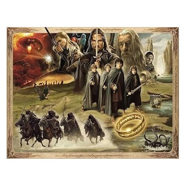 Ravensburger Yüzüklerin Efendisi: Yüzük Kardeşliği 2000 Parçalı Puzzle 169276 - Görsel 2