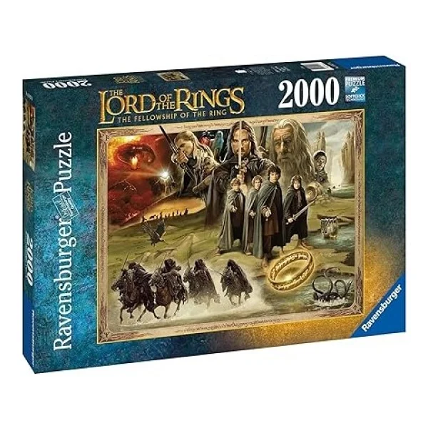 Ravensburger Yüzüklerin Efendisi: Yüzük Kardeşliği 2000 Parçalı Puzzle 169276 - Görsel 4