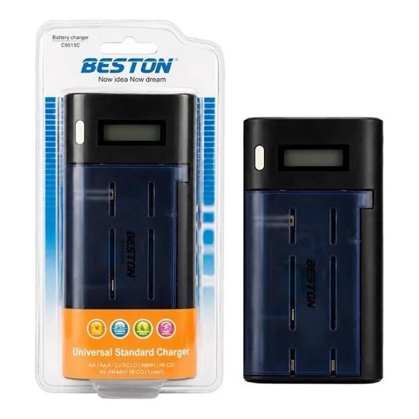 Beston BST-C9015C Universal Pil Şarj Aleti - Görsel 2