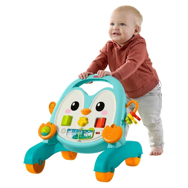 Fisher Price 2'si 1 Arada Müzikli Penguen Aktivite Yürüteç JHF74 - Görsel 2