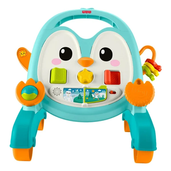 Fisher Price 2'si 1 Arada Müzikli Penguen Aktivite Yürüteç JHF74 - Görsel 3