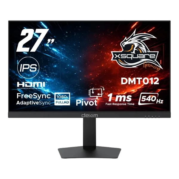 Dexim DMT012 27" 1 ms Full HD Pivot IPS 540 Hz Oyuncu Monitörü - Görsel 7