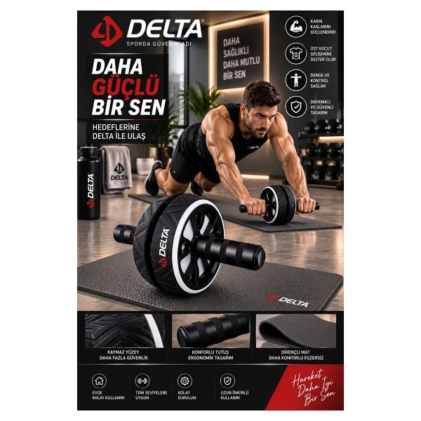 Delta Ab Slider Egzersiz Aleti - Görsel 7