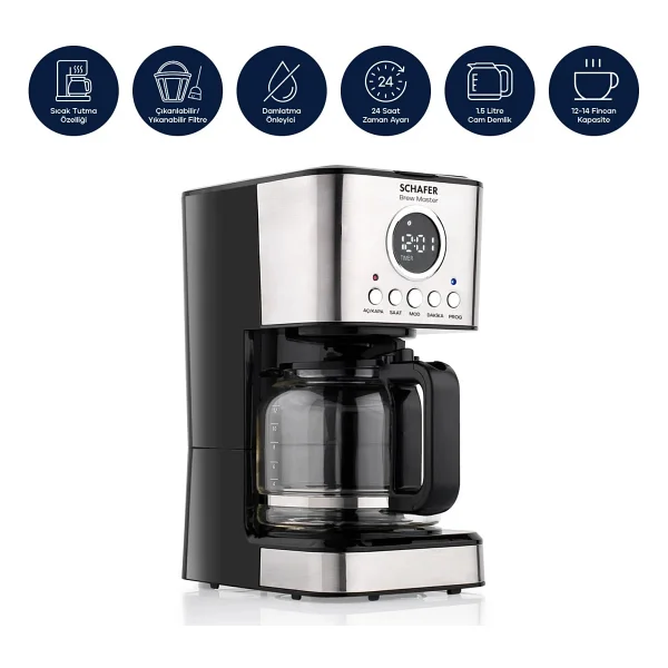 Schafer Brew Master Filtre Kahve Makinesi - Görsel 2